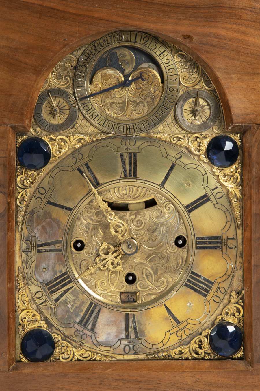 LARGE BAROQUE TABLE CLOCK