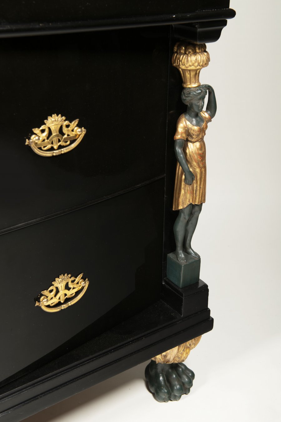PAIR OF EMPIRE CHESTS OF DRAWERS