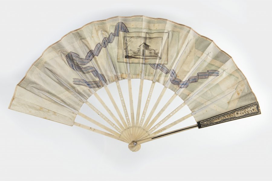 TWO ROCOCO FANS