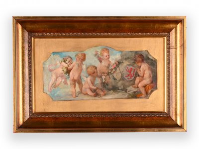 ALLEGORY WITH PUTTI