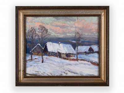 COTTAGES IN WINTER II