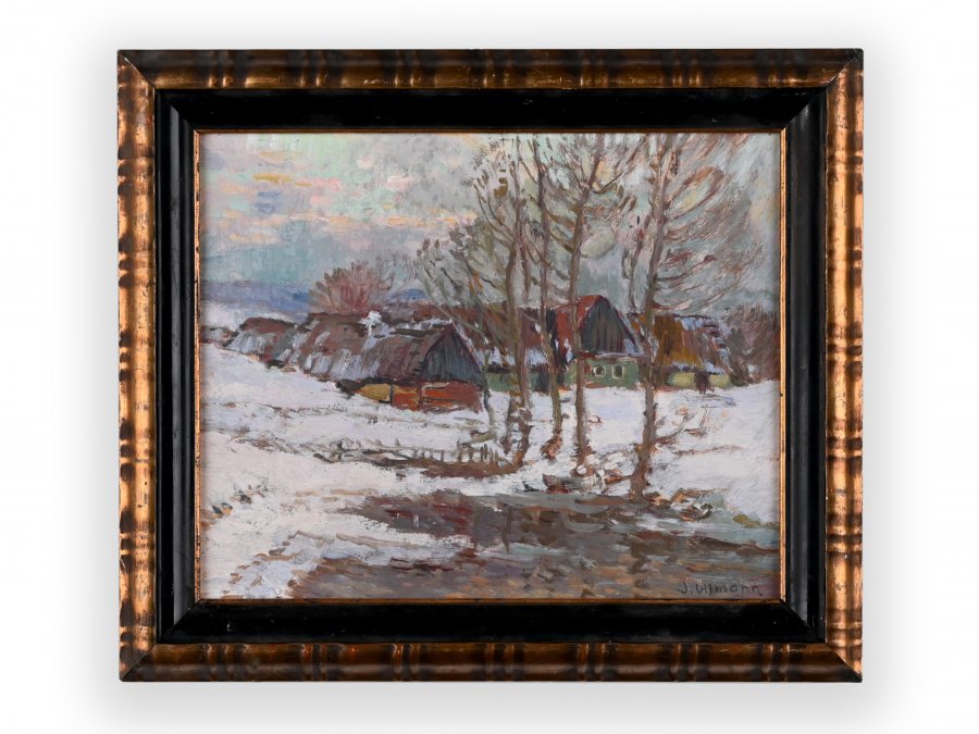 COTTAGES IN WINTER I