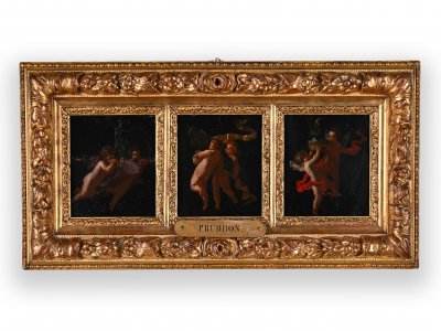 THREE PUTTI PAINTINGS