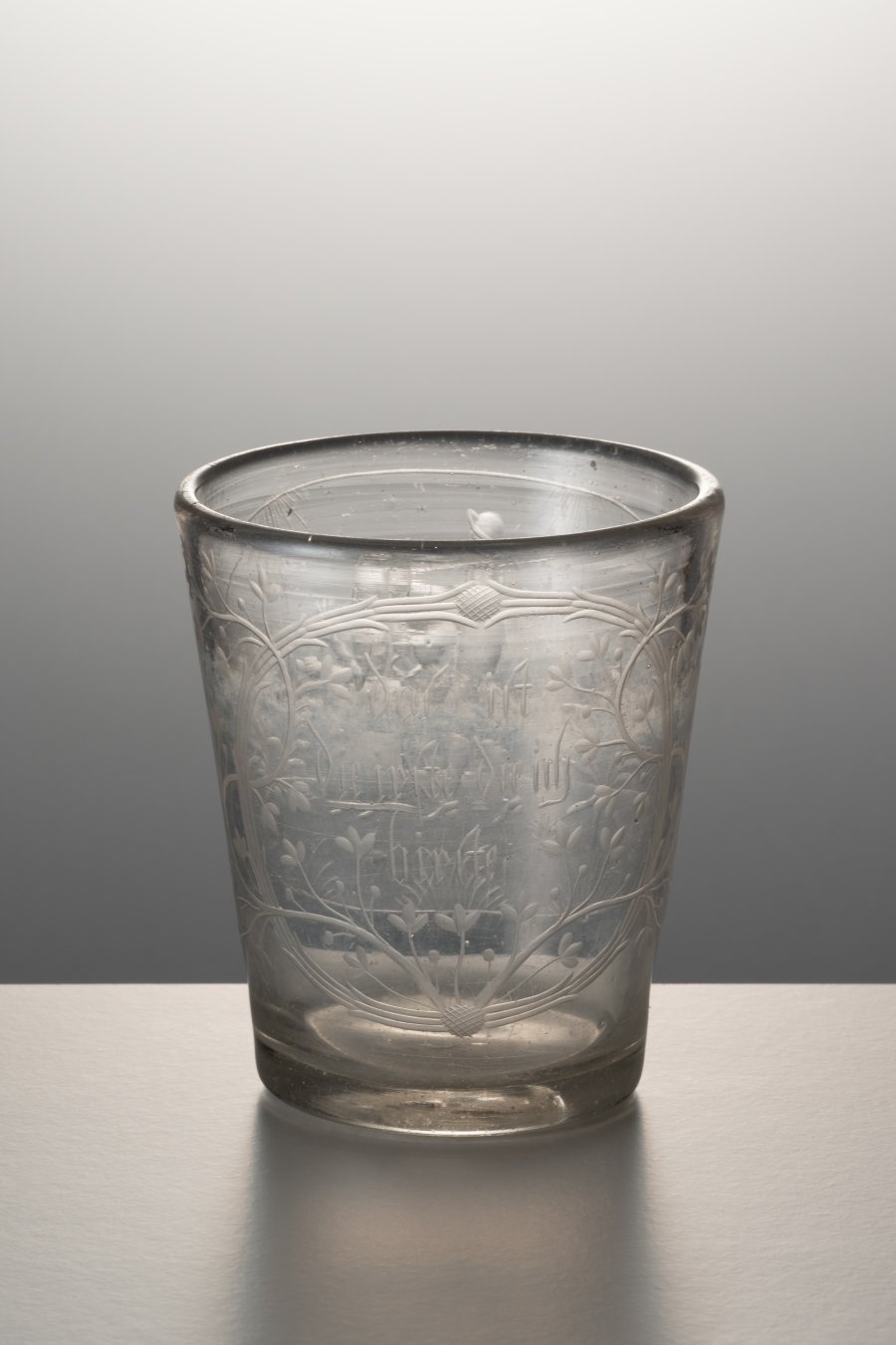 BAROQUE GLASS WITH AN EROTIC MOTIF