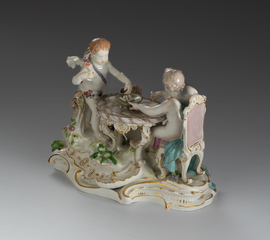 THREE PUTTI MEISSEN