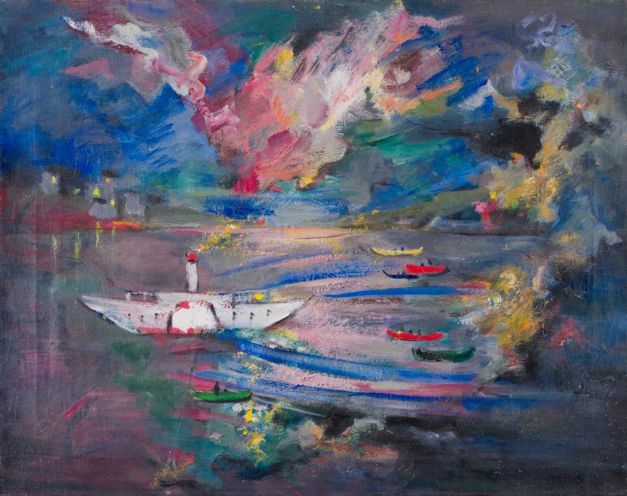 RAB PORT IN THE NIGHT