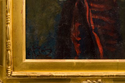 STUDY OF A YOUNG WOMAN IN FOLK DRESS