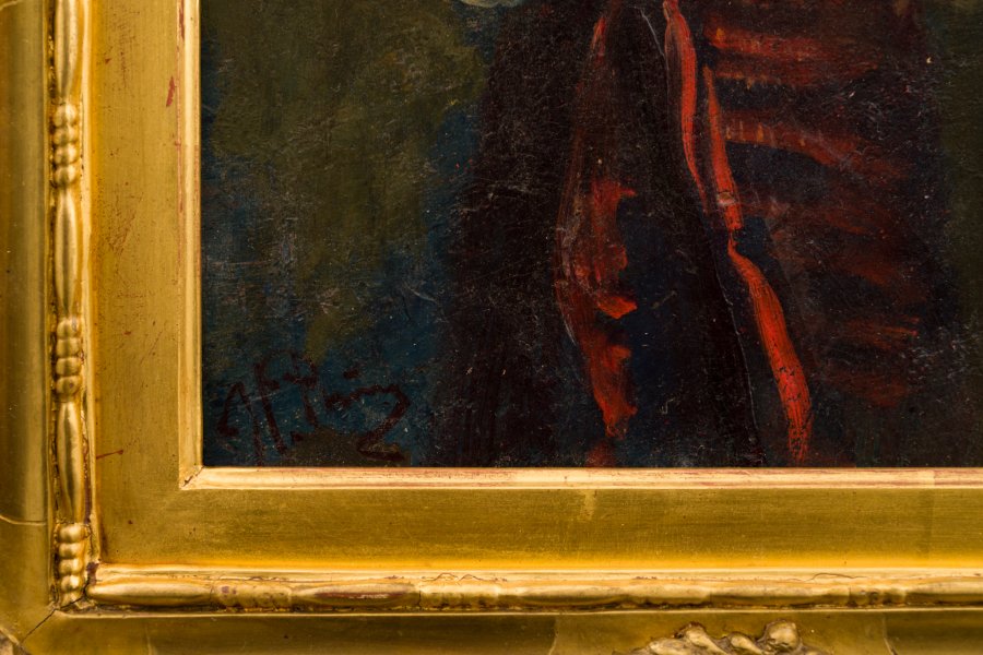 STUDY OF A YOUNG WOMAN IN FOLK DRESS