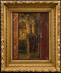 STUDY OF THE INTERIOR OF THE CHURCH