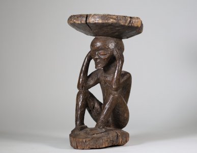 FIGURAL STOOL CHOKWE