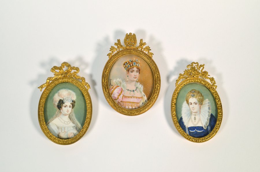 THREE LADIES' PORTRAITS