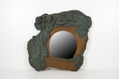 FIGURATIVE ART NOUVEAU MIRROR