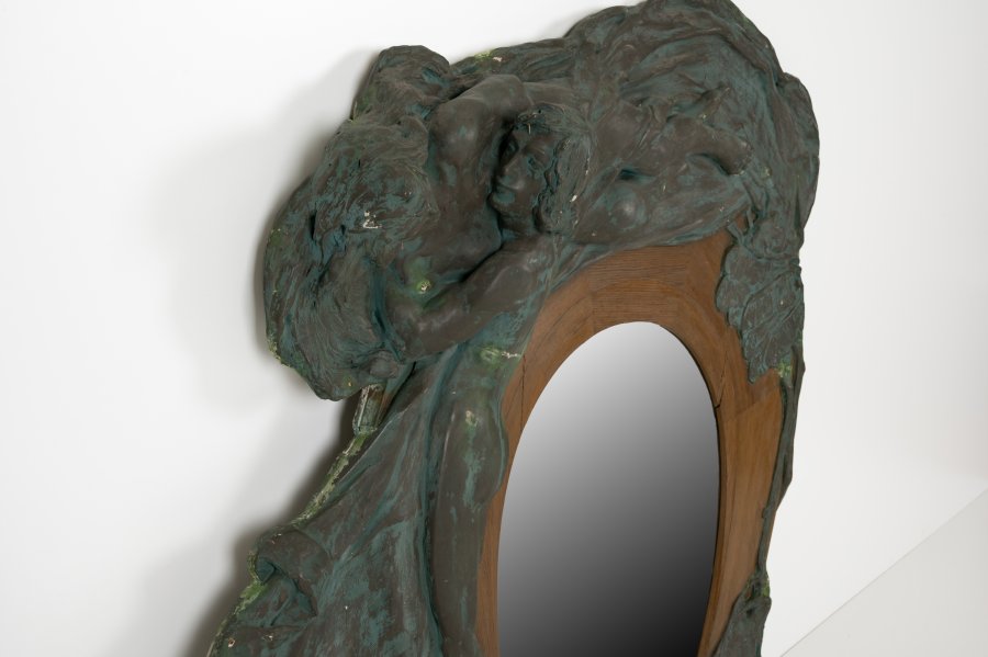 FIGURATIVE ART NOUVEAU MIRROR