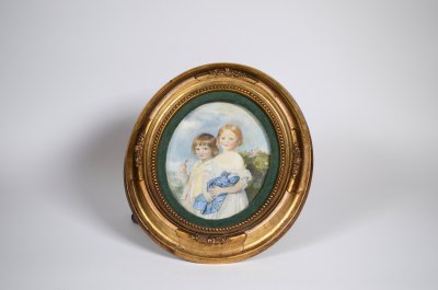 PORTRAIT OF TWO CHILDREN