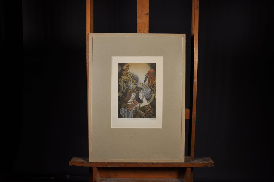 SET OF FIVE LITHOGRAPHIES