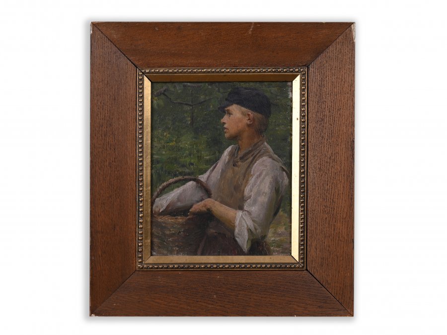 BOY WITH A BASKET