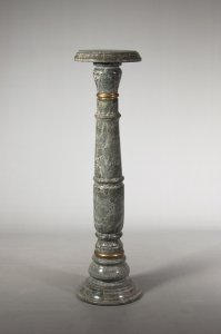 TALL MARBLE PEDESTAL