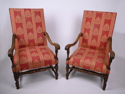 PAIRED ARMCHAIRS