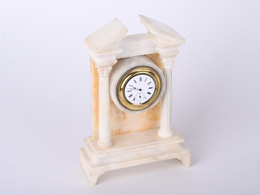 ALABASTER CLOCK