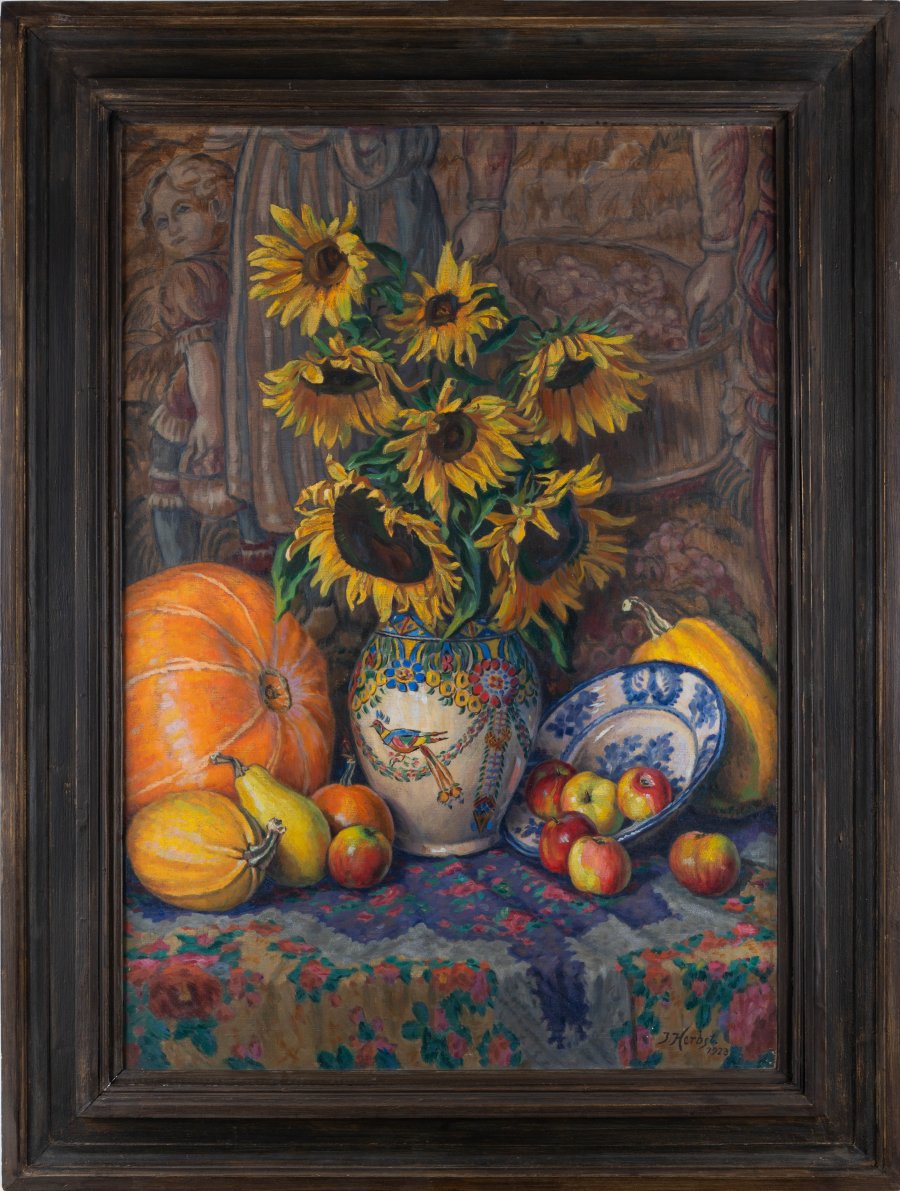 STILL LIFE WITH SUNFLOWERS