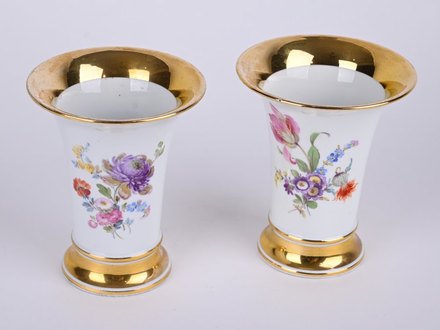 PAIRED VASES MEISSEN