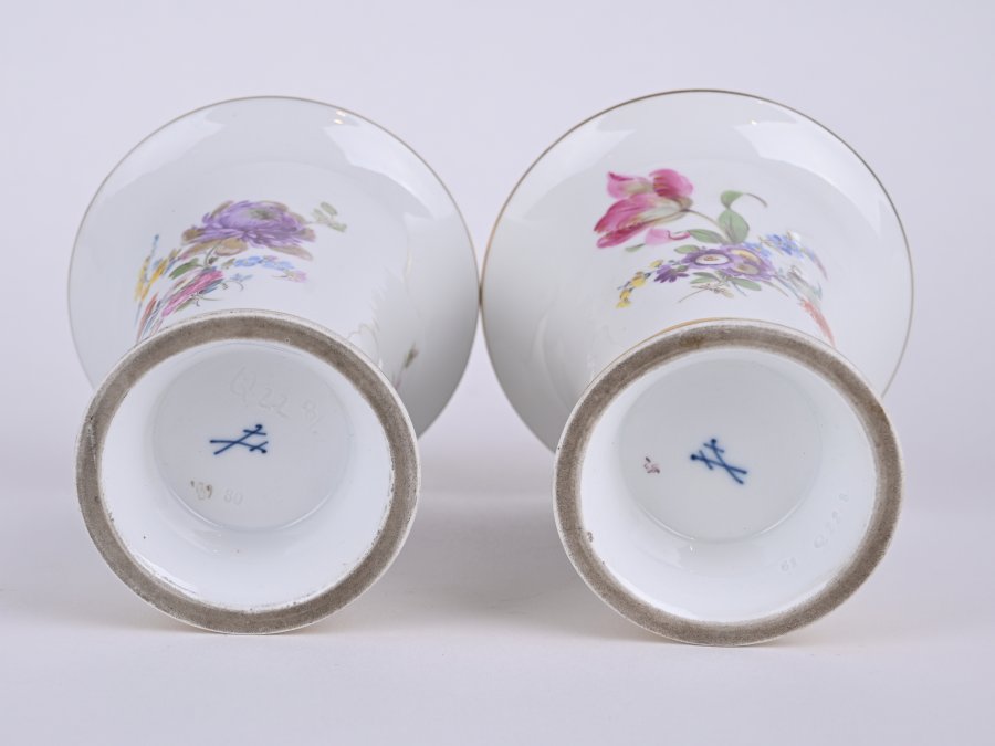 PAIRED VASES MEISSEN