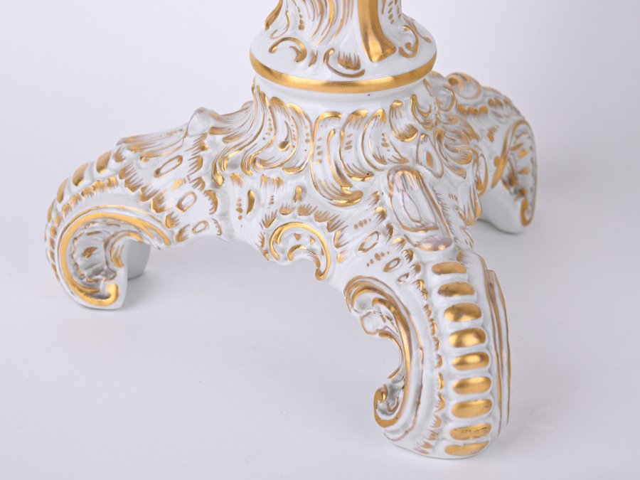 PAIRED PORCELAIN CANDELABRA