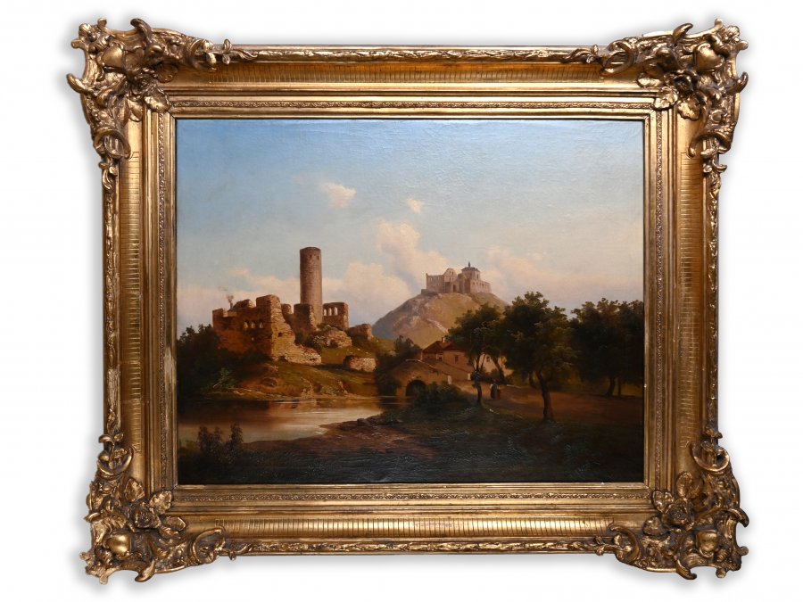 LANDSCAPE WITH THE RUINS OF THE CASTLE