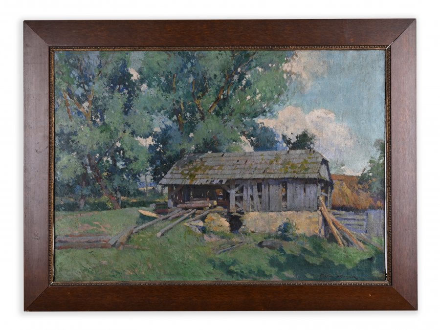 LANDSCAPE WITH A HOUSE