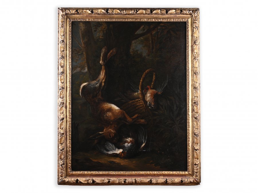 PAIR HUNTING STILL LIFES