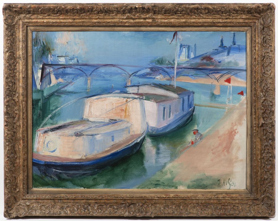 POHLED NA PONT DES ARTS V PAŘÍŽI