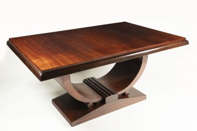 ART DECO DINING TABLE AND CHAIRS