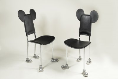 TWO MICKEY MOUSE CHAIRS