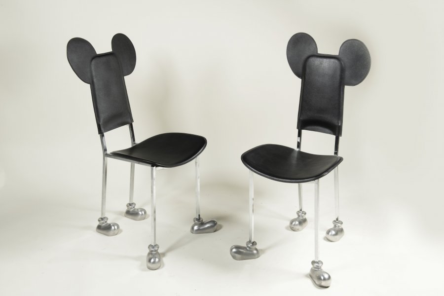 TWO MICKEY MOUSE CHAIRS