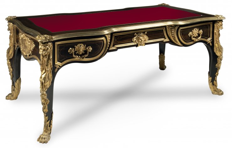 LOUIS XV STYLE BUREAU PLAT