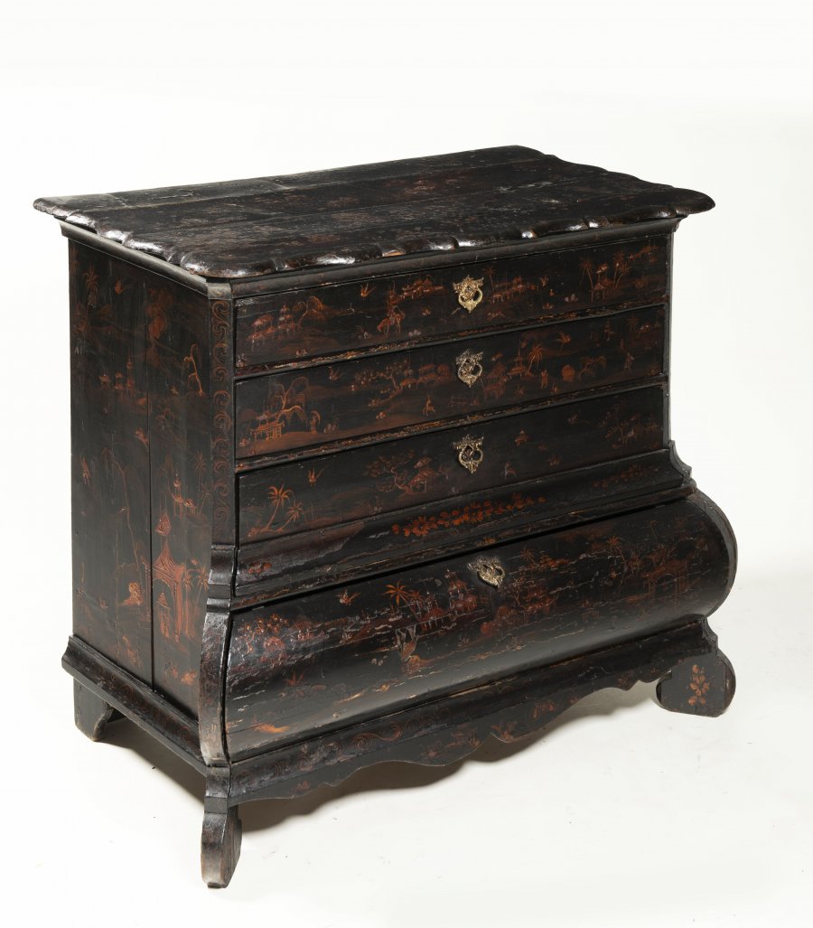 BAROQUE CHINOISERIE CHEST OF DRAWERS