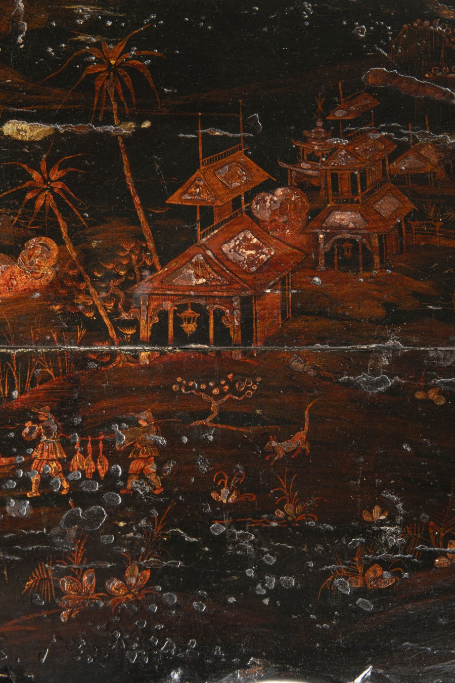 BAROQUE CHINOISERIE CHEST OF DRAWERS