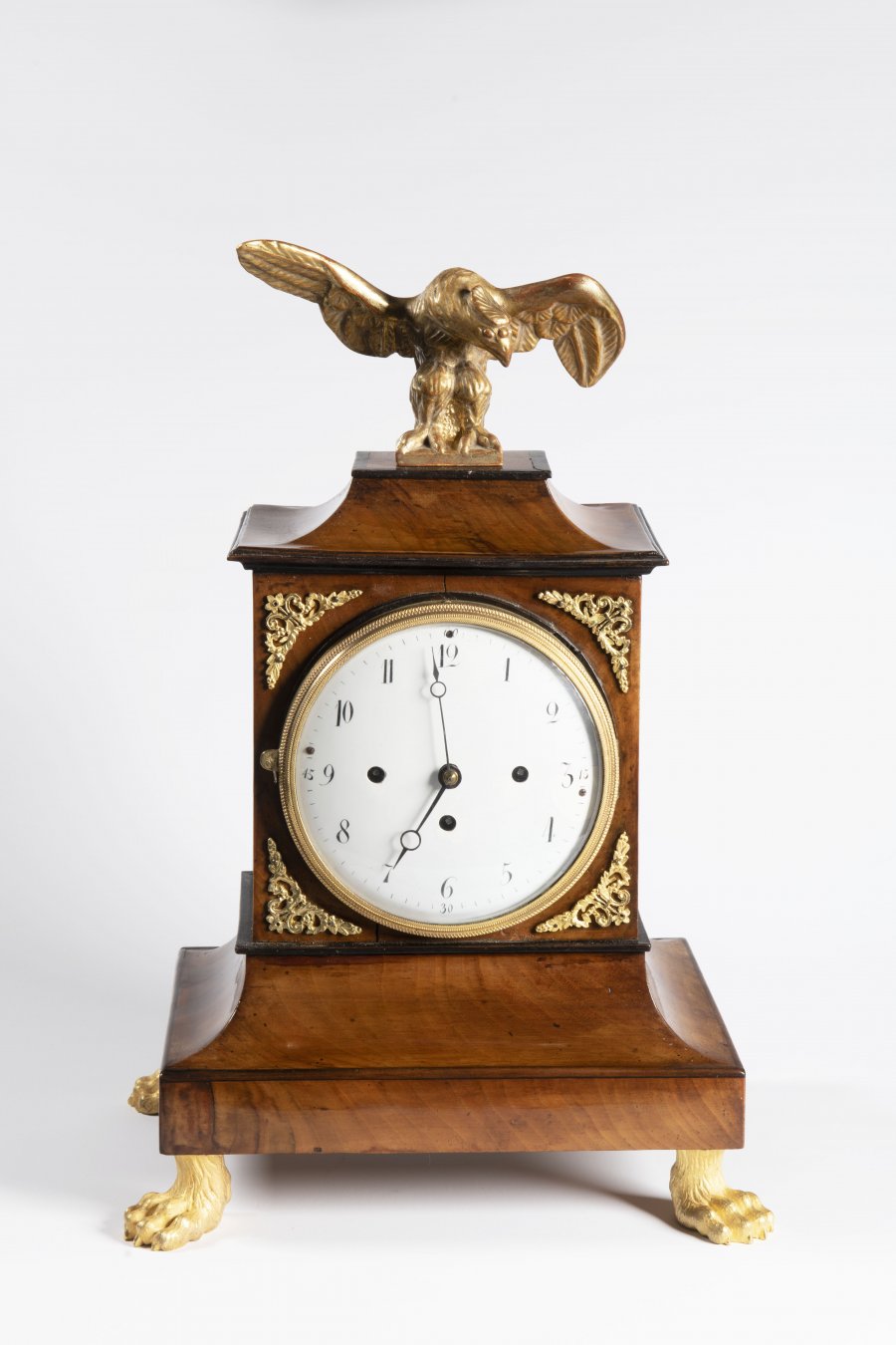 AN EMPIRE TABLE CLOCK