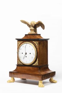 AN EMPIRE TABLE CLOCK