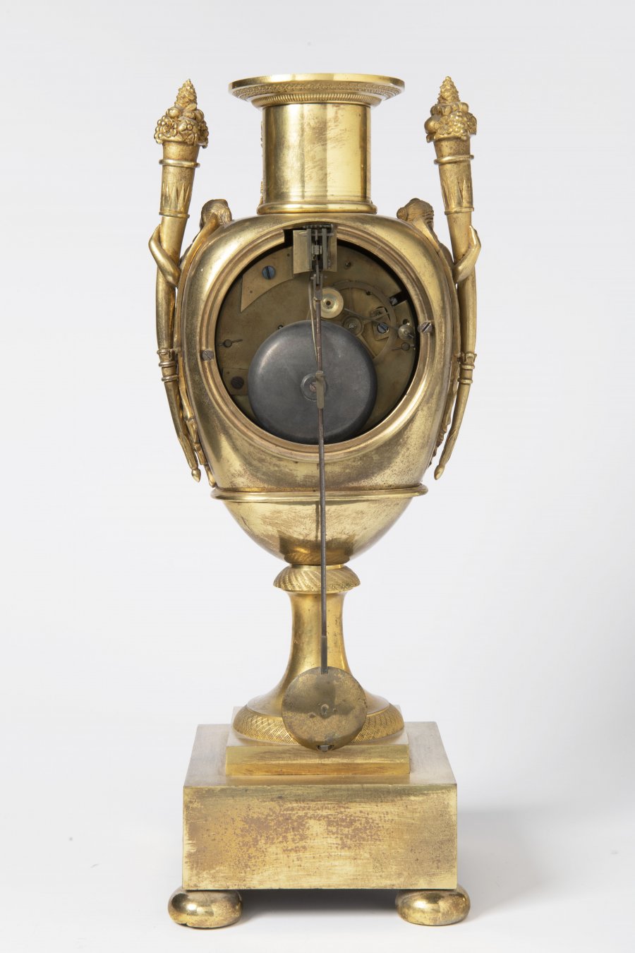 AN EMPIRE TABLE CLOCK