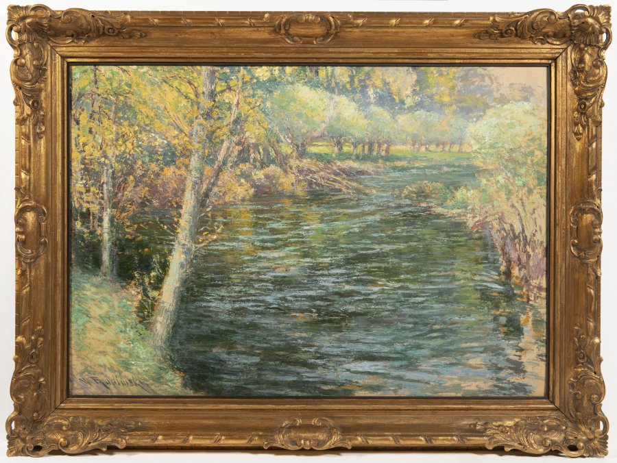 SEINE IN AUTUMN WEATHER