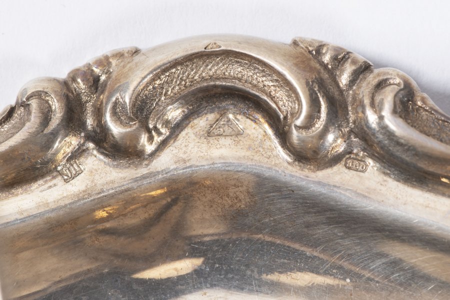 SET OF SILVER TRAYS AND BOWLS