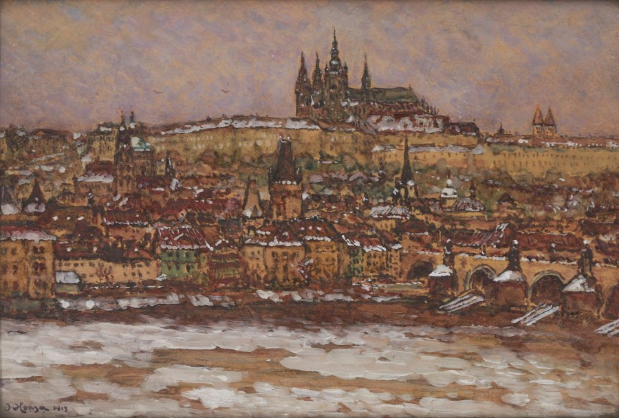 View of Prague Castle and the Lesser Town
