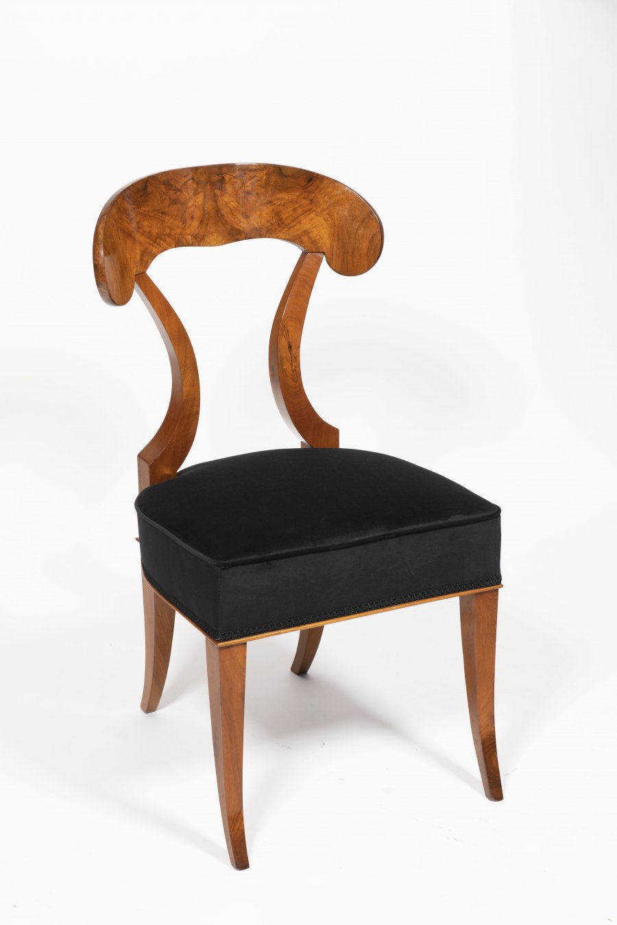 A SET OF NINE BIEDERMEIER CHAIRS