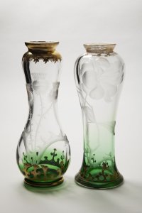 TWO ART NOUVEAU VASES