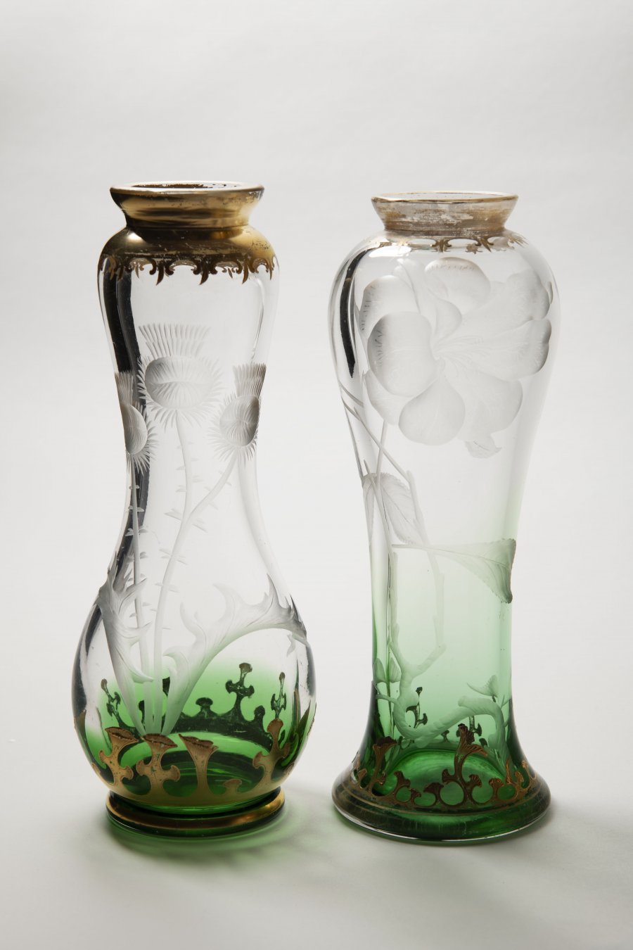 TWO ART NOUVEAU VASES