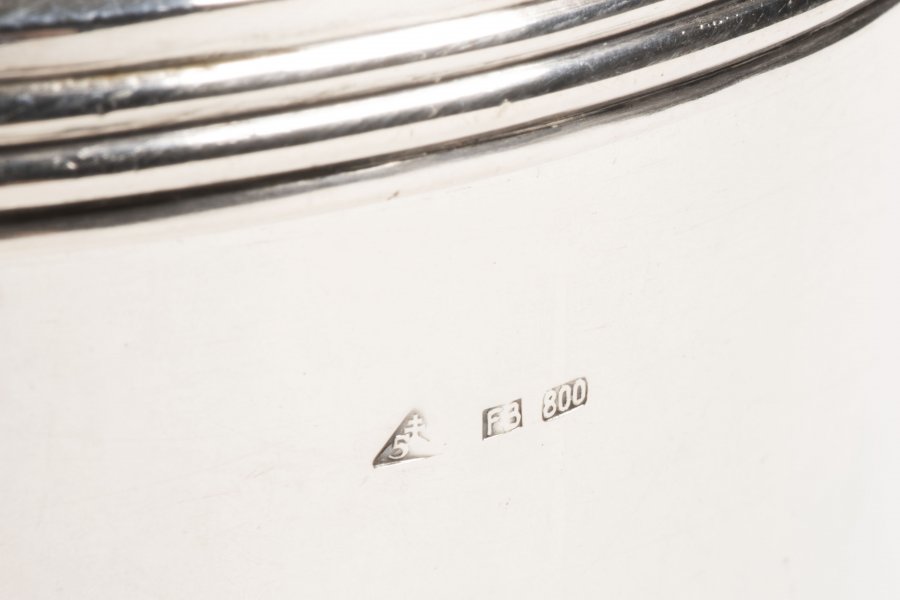 SILVER SET FOR BEVERAGE PREPARATION