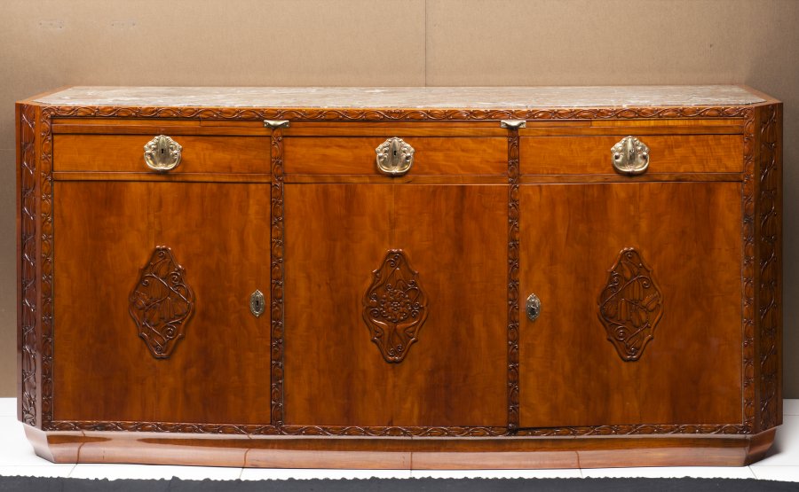 Art Nouveau Chests and a Buffet