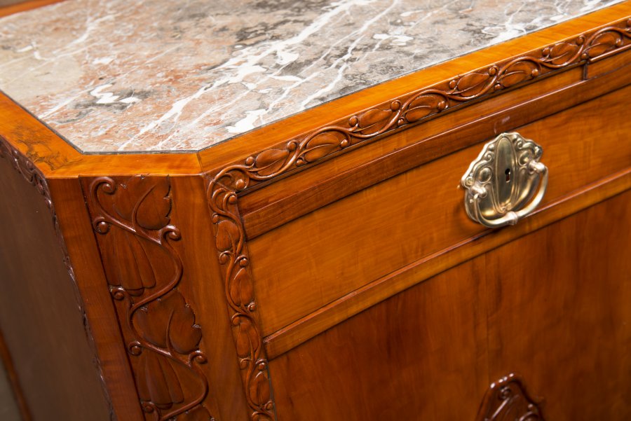 Art Nouveau Chests and a Buffet