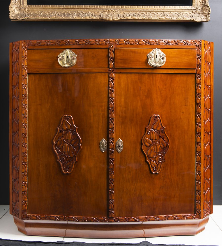 Art Nouveau Chests and a Buffet